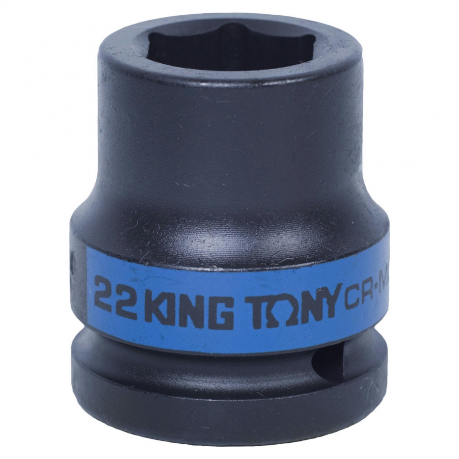 Головка торцевая ударная шестигранная 3/4", 22 мм KING TONY 653522M